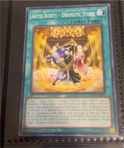 Yu-Gi-Oh! Abyss Script - Dramatic Story SD38-EN018 — front