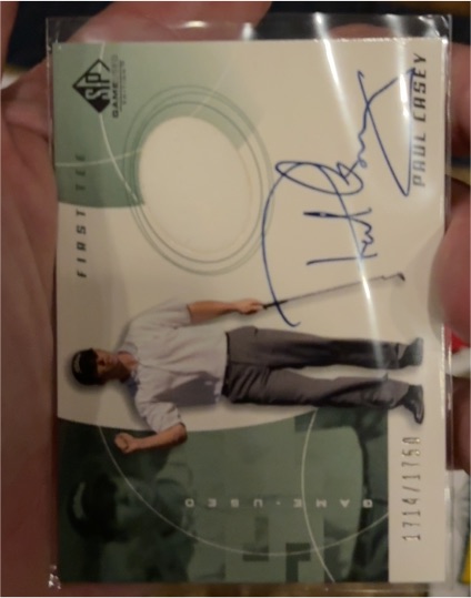 2002 SP Game Used #63 Paul Casey — front
