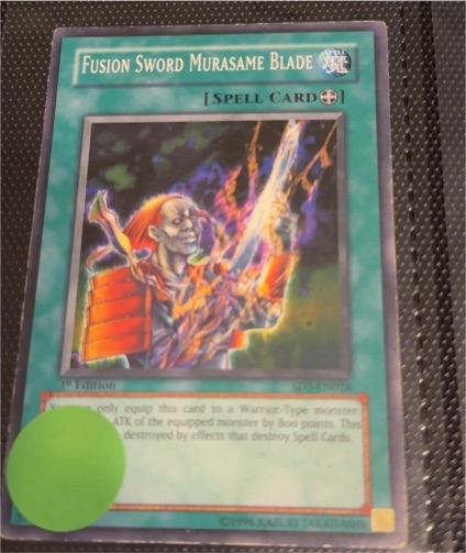 2003 Yu-Gi-Oh! LOD-079 Fusion Sword Murasame Blade — front