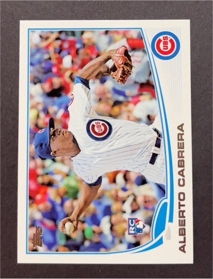2013 Topps #534 Alberto Cabrera — front
