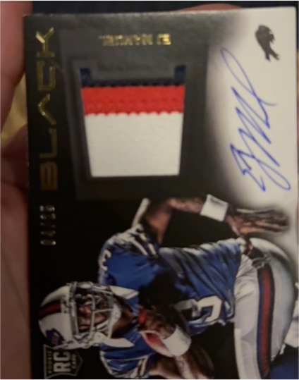 2013 Panini Black #224 Markus Wheaton Rookie Signature Patch Autograph — front