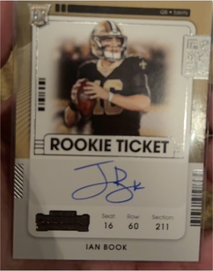 2021 Panini Contenders Rookie Ticket Ian Book — front