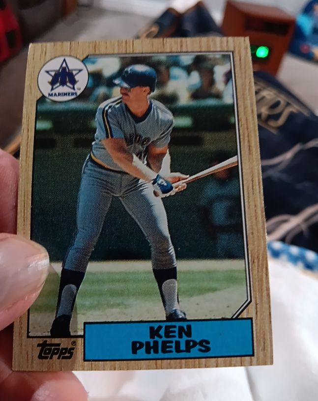 1987 Topps #333 Ken Phelps — front
