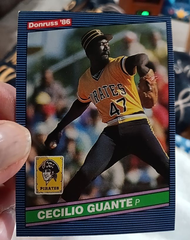 1986 Donruss #142 Cecilio Guante — front