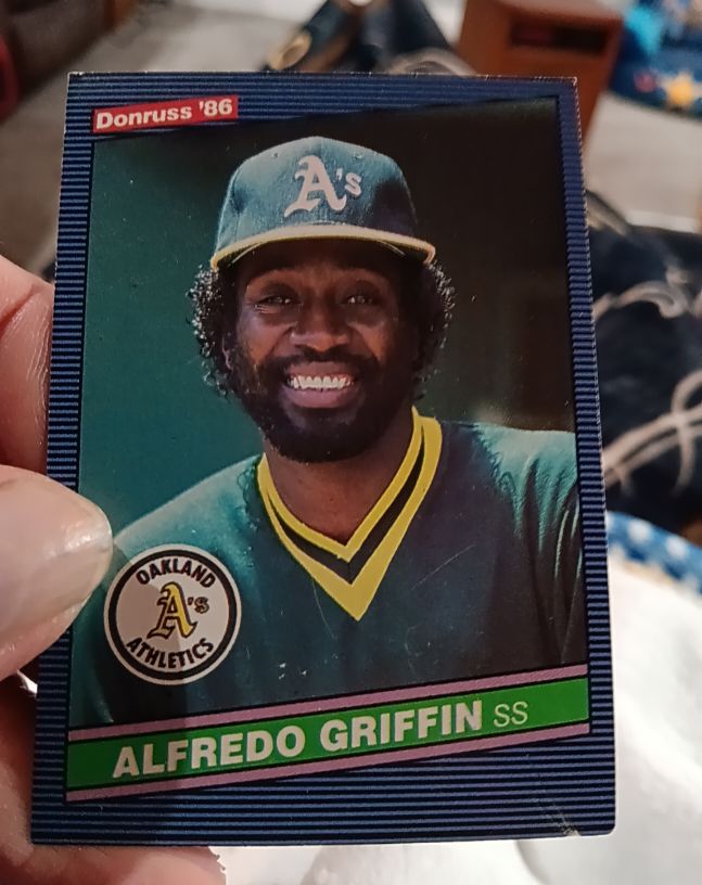 1986 Donruss #101 Alfredo Griffin — front