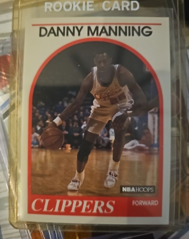 1989-90 NBA Hoops #40 Danny Manning — front