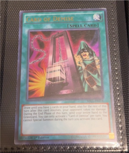 Yu-Gi-Oh! Card of Demise LCKC-EN029 Legendary Collection Kaiba — front
