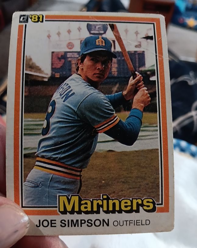 1981 Donruss #168 Joe Simpson — front