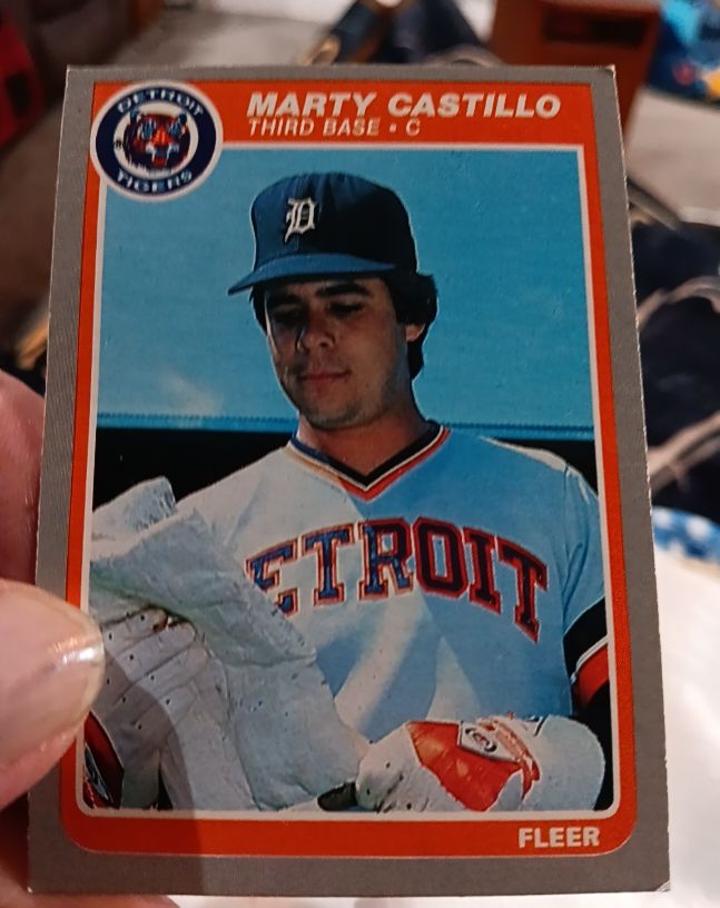 1985 Fleer #5 Marty Castillo — front