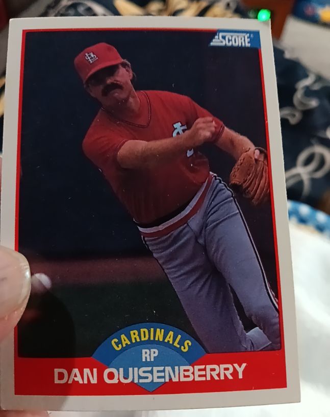 1989 Score #520 Dan Quisenberry — front