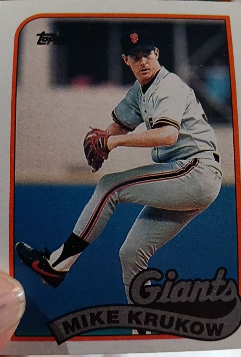 1989 Topps #125 Mike Krukow — front