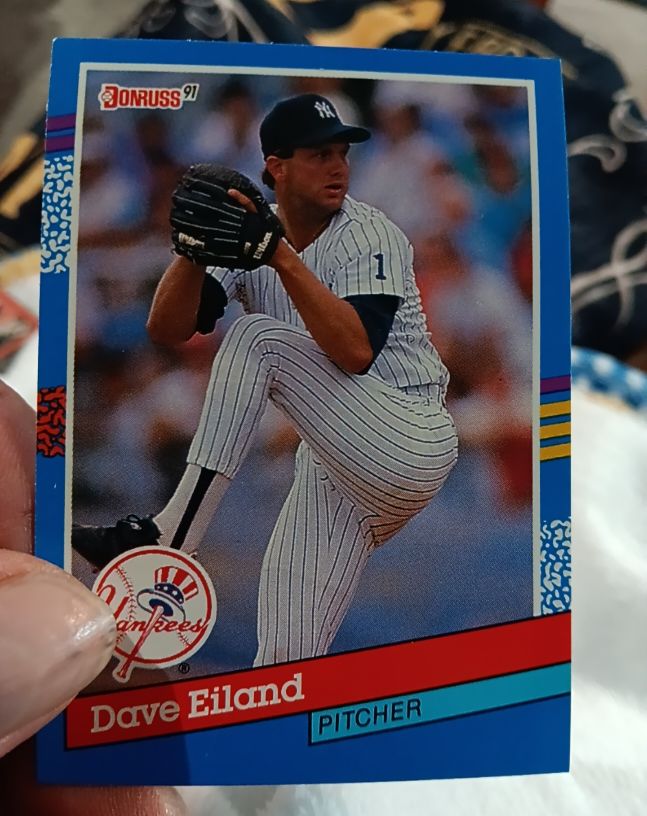 1991 Donruss #354 Dave Eiland — front