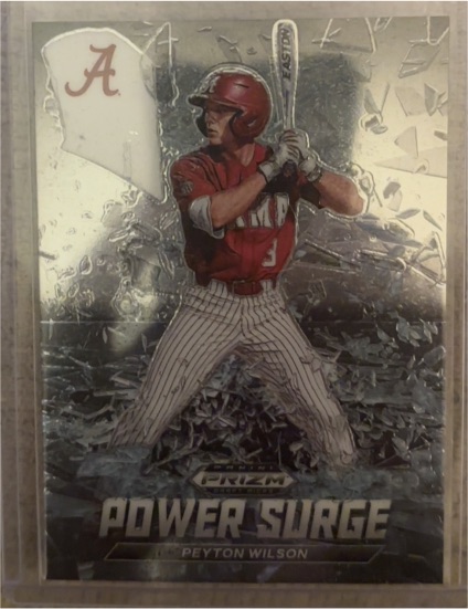 2021 Panini Prizm Draft Picks Power Surge #PS-PW Peyton Wilson — front