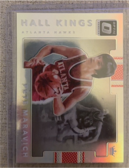 2017-18 Panini Donruss Optic Hall Kings #15 Pete Maravich — front