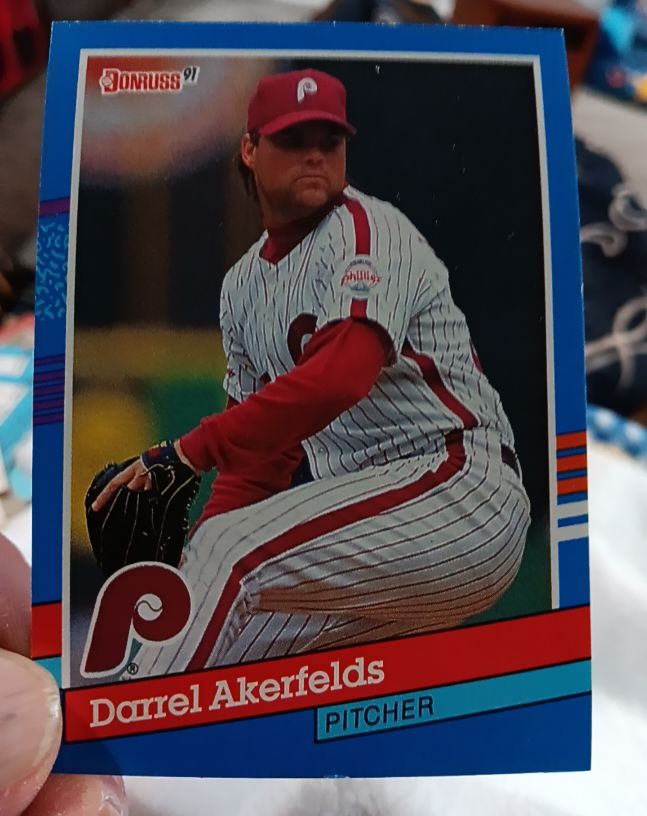 1991 Donruss #110 Darrel Akerfelds — front