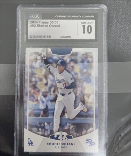 2024 Topps 50/50 #92 Shohei Ohtani — front