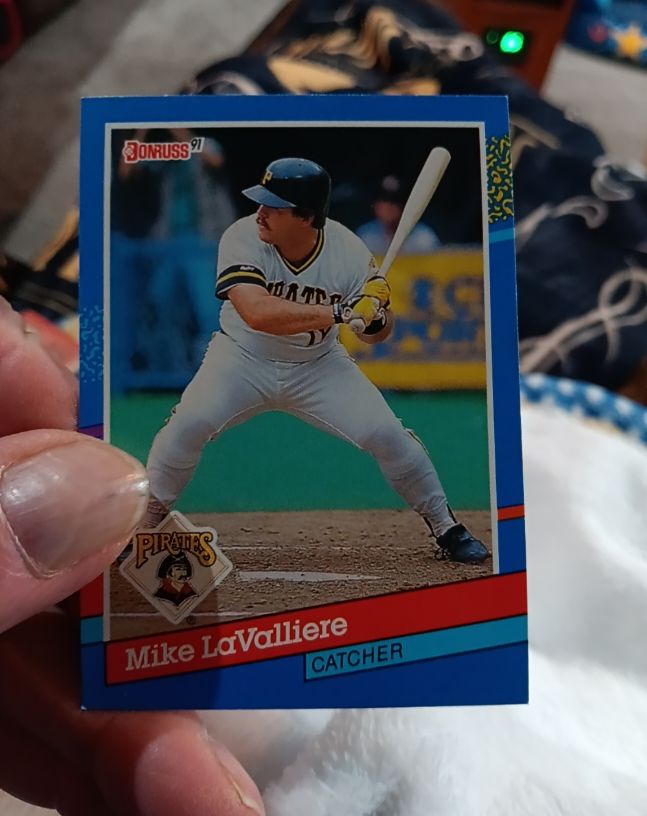 1991 Donruss #121 Mike LaValliere — front