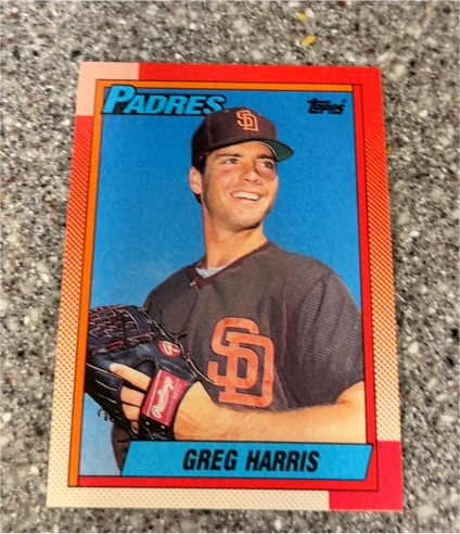 1990 Topps #572 Greg Harris — front