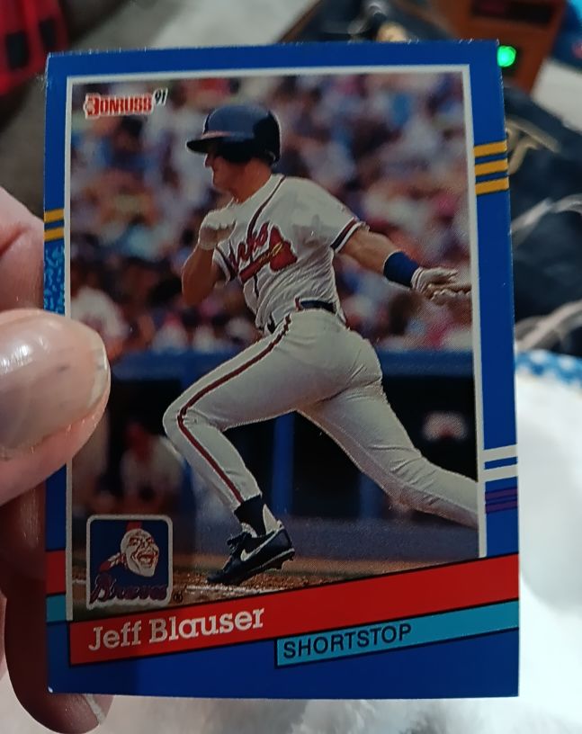 1991 Donruss #229 Jeff Blauser — front