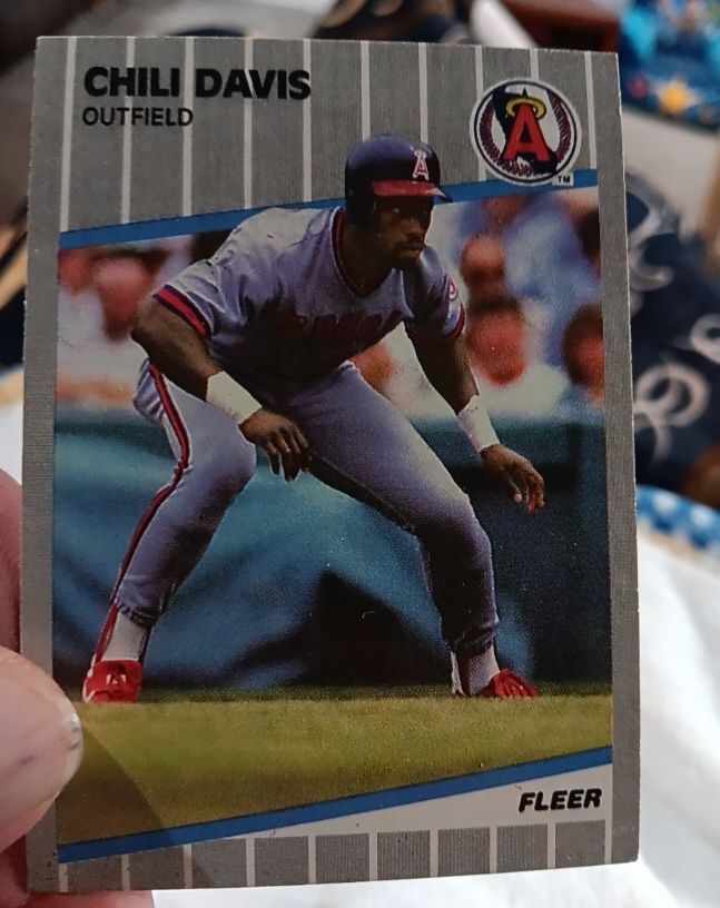 1989 Fleer #474 Chili Davis — front