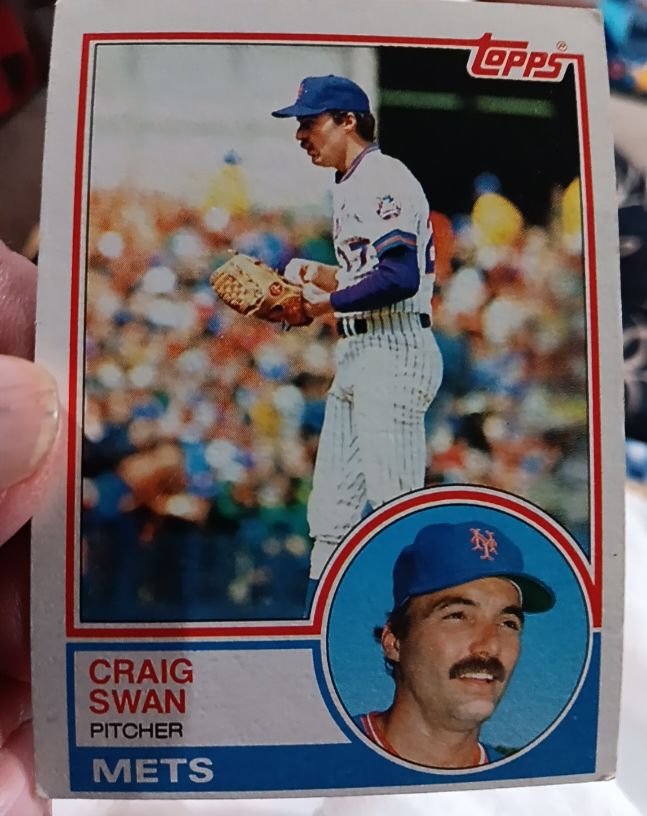1983 Topps #292 Craig Swan — front