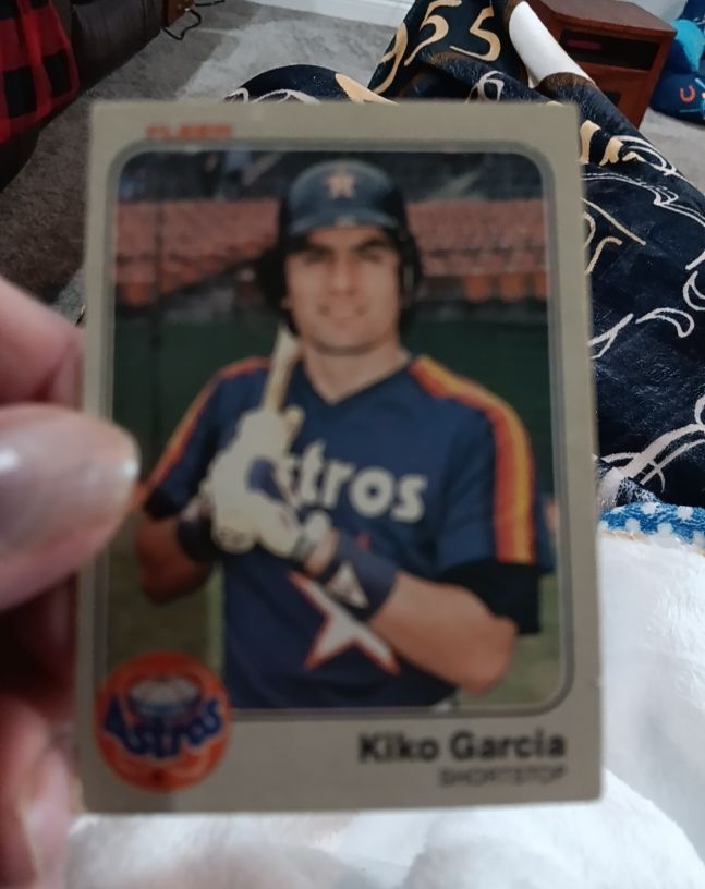 1983 Fleer #447 Kiko Garcia — front