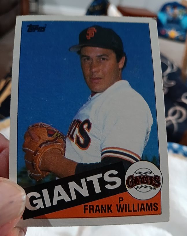 1985 Topps #487 Frank Williams — front