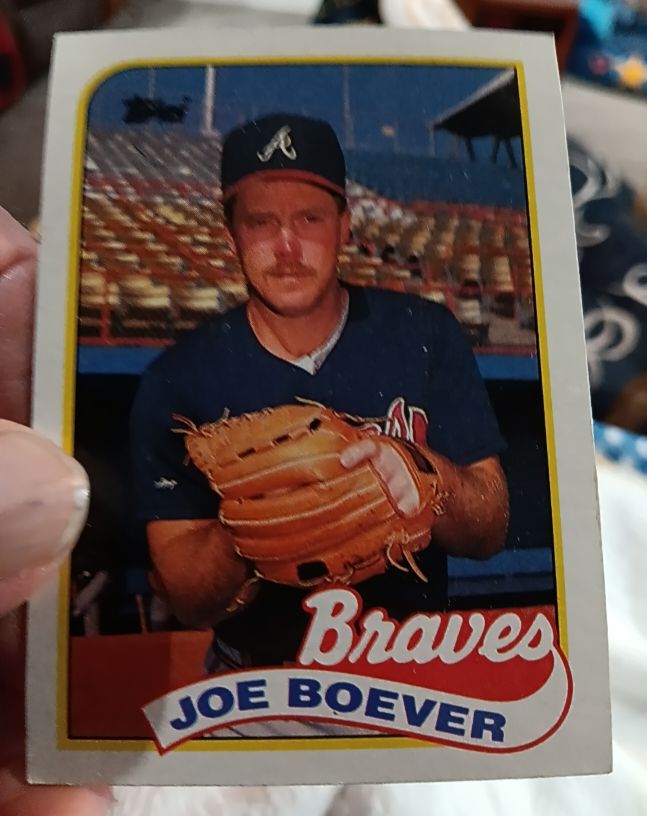 1989 Topps #586 Joe Boever — front