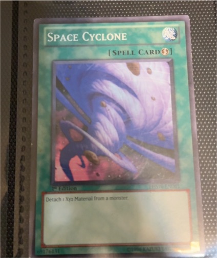 2005 Yu-Gi-Oh! SD10-EN034 Space Cyclone — front