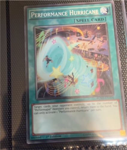 Yu-Gi-Oh! Performance Hurricane - BOSH-EN056 — front