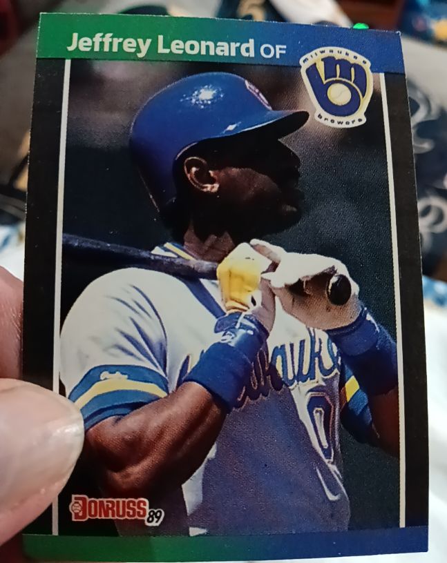 1989 Donruss #457 Jeffrey Leonard — front