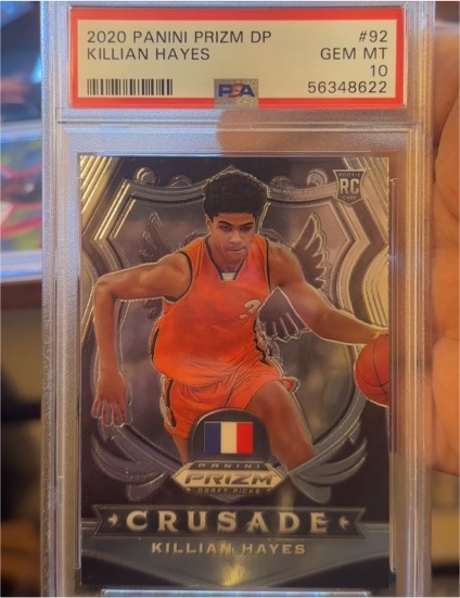 2020 Panini Prizm Draft Picks #92 Killian Hayes Crusade — front