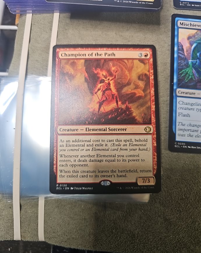 2020 Magic: The Gathering #0130 Champion of the Path — front