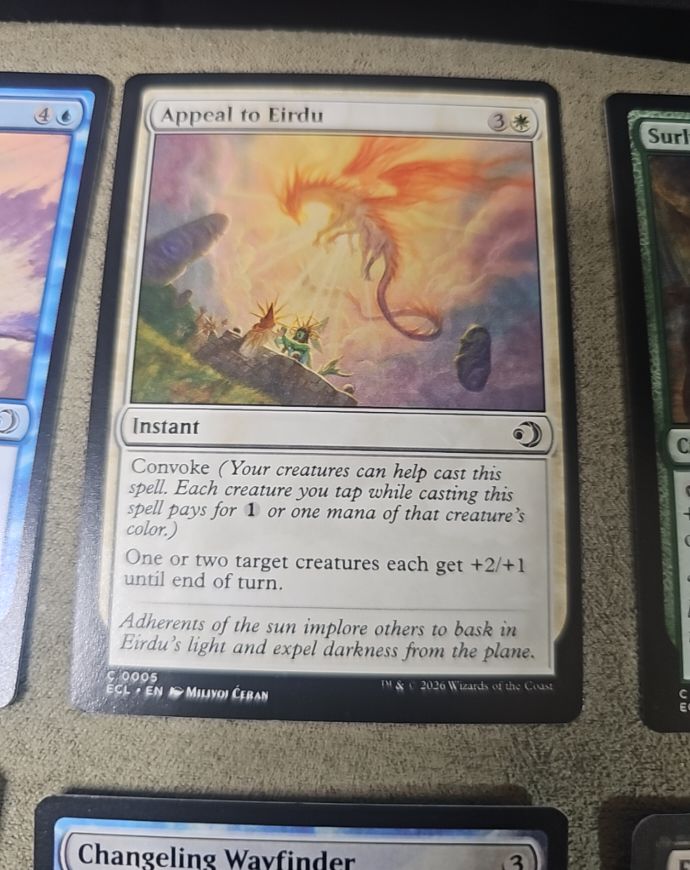2026 Magic The Gathering #0005 Appeal to Eirdu — front