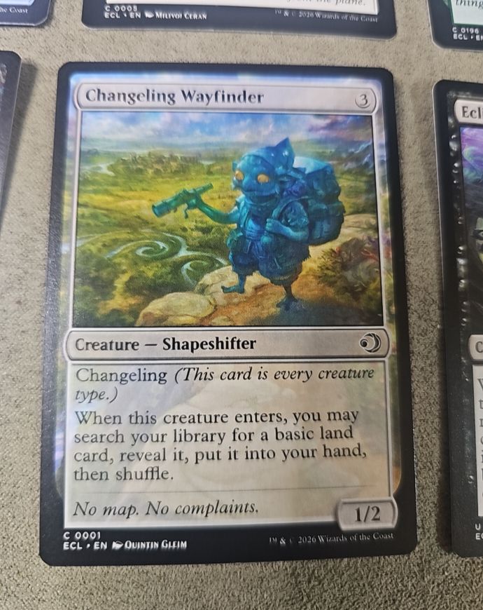 2026 Magic: The Gathering #0001 Changeling Wayfinder — front