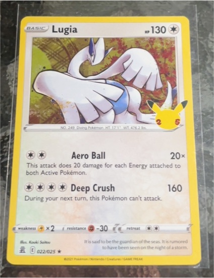 2021 Pokémon Celebrations #022 Lugia — front