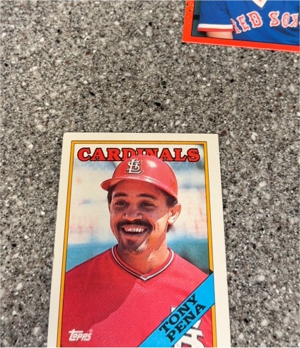1988 Topps #410 Tony Pena — front