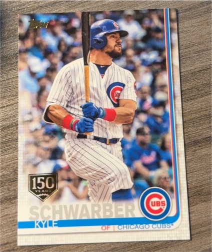 2019 Topps #349 Kyle Schwarber — front