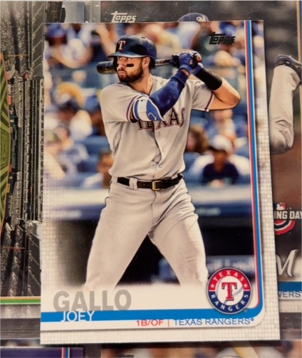2019 Topps #112 Joey Gallo — front