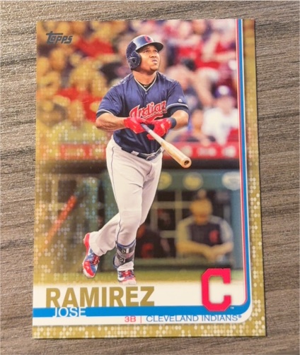 2019 Topps #223 Jose Ramirez Cleveland Indians — front