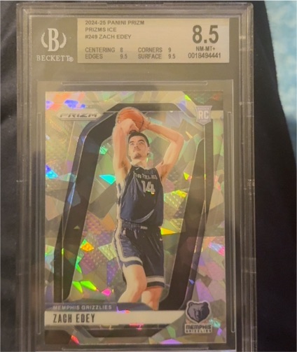 2024-25 Panini Prizm #249 Zach Edey — front