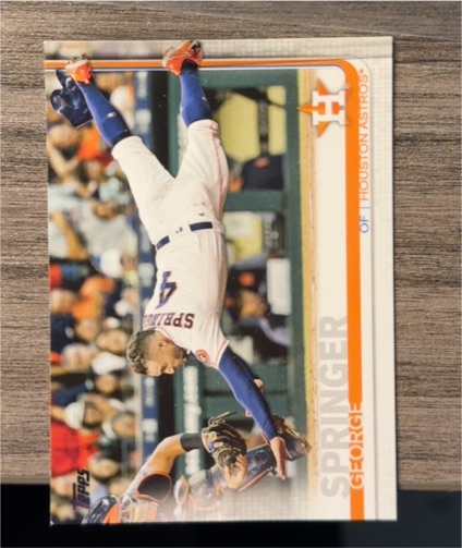 2019 Topps #323 George Springer — front