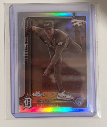 2025 Topps Chrome #258 Tarik Skubal — front