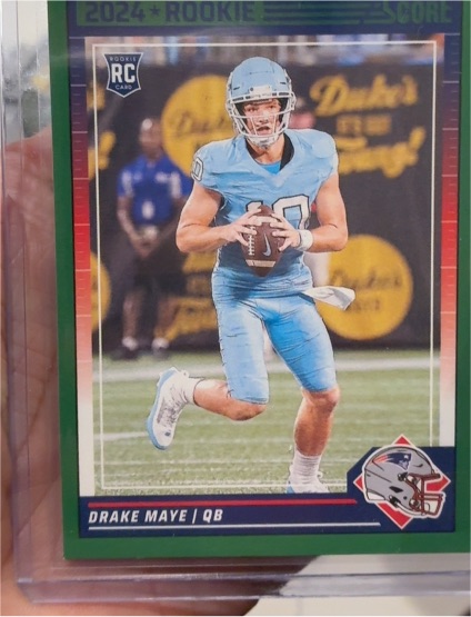 2024 Panini Score #303 Drake Maye — front