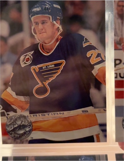 1991-92 Pro Set Platinum #110 Dave Christian — front