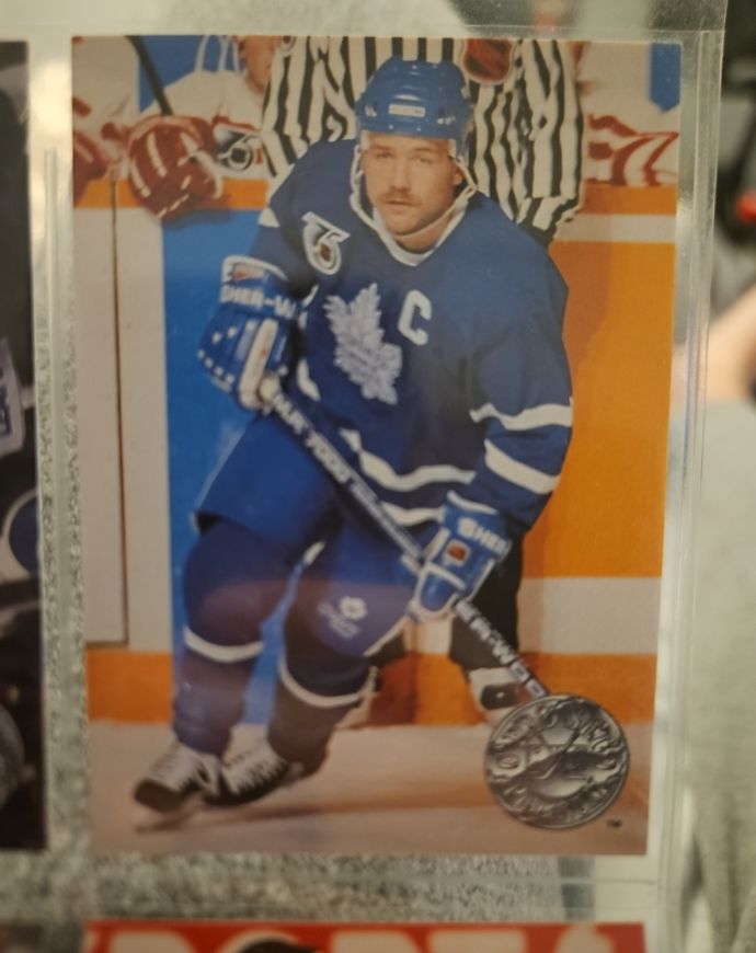 1991-92 Pro Set Platinum #120 Wendel Clark — front