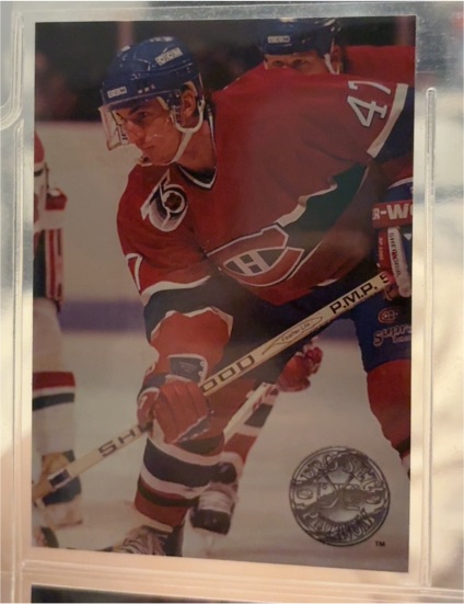 1991 Pro Set Platinum #63 Guy Carbonneau — front