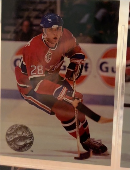 1991-92 Pro Set Platinum #193 Eric Desjardins — front