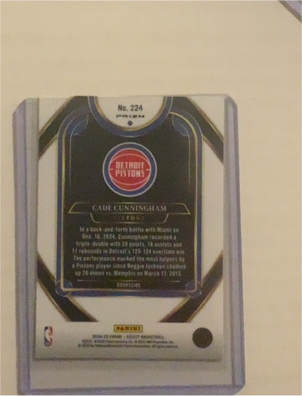 2022-23 Panini Select #224 Cade Cunningham — front