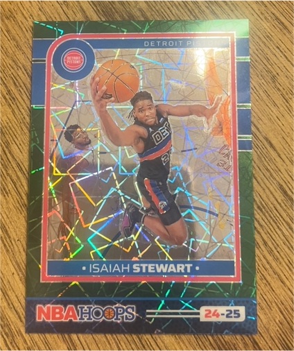 2024-25 Panini NBA Hoops #24-25 Isaiah Stewart — front